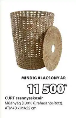 JYSK CURT SZENNYESKOSÁR ajánlat