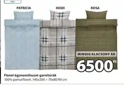 JYSK FLANEL ÁGYNEMŰHUZAT-GARNITÚRÁK ajánlat
