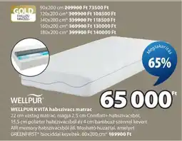 JYSK WELLPUR KVITA habszivacs matrac ajánlat