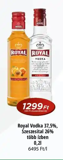 Real Royal Vodka 37,5%, Szeszesital 26% ajánlat