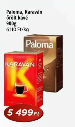 Real Paloma, Karaván őrölt kávé ajánlat