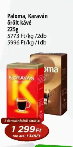Real Paloma, Karaván őrölt kávé ajánlat