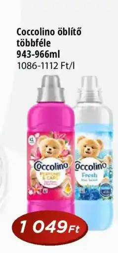 Real Coccolino öblítő ajánlat