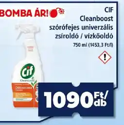 Goods Market Cif Cleanboost szórófejes univerzális zsíroldó / vízkőoldó ajánlat