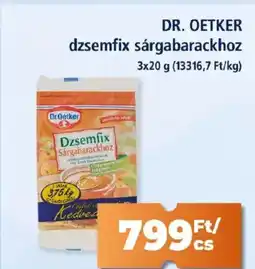 Goods Market Dr. Oetker dzsemfix sárgabarackhoz ajánlat