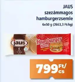 Goods Market Jaus szezámmagos hamburgerzsemle ajánlat