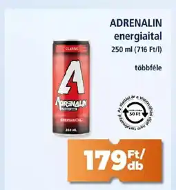 Goods Market Adrenalin energiaital ajánlat