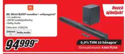 MediaMarkt Jbl SB560 blkep soundbar + mélysugárzó ajánlat