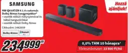 MediaMarkt Samsung HW-Q930F/EN 9.1.4 Csatornás Dolby Atmos hangprojekto ajánlat