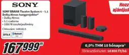 MediaMarkt Sony bravia Theatre System 6 – 5.1 Dolby Atmos hangprojektor ajánlat