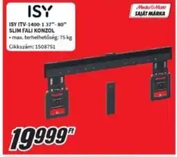 MediaMarkt Isy ITV-1400-1 Slim fali konzol ajánlat