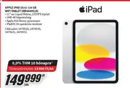 MediaMarkt Apple ipad A16 128 gb wifi tablet ajánlat