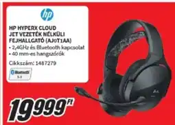 MediaMarkt HP hyperx cloud jet vezeték nélküli fejhallgató AJ0T1AA ajánlat