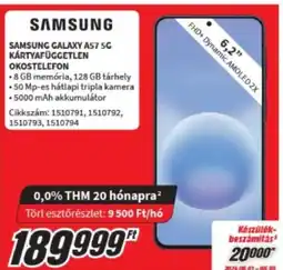 MediaMarkt Samsung galaxy A57 5 g kártyafüggetlen okostelefon ajánlat