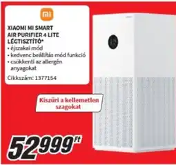 MediaMarkt Xiaomi mi smart air purifier 4 lite légtisztító ajánlat
