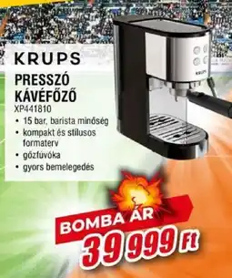Expert Krups presszó kávéfőző ajánlat