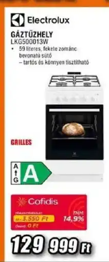Expert Electrolux gáztűzhely ajánlat