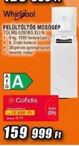 Expert Whirlpool felültöltős mosógép ajánlat