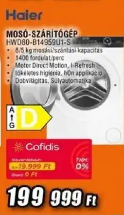 Expert Haier mosó-szárítógép ajánlat