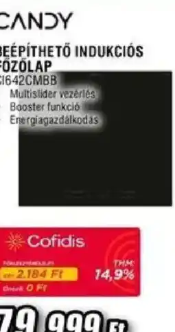 Expert Candy beépíthető indukciós főzőlap ajánlat