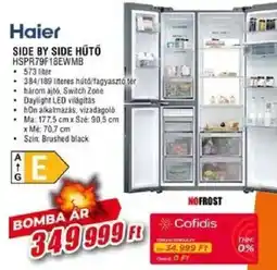 Expert Haier Side by Side hűtő ajánlat