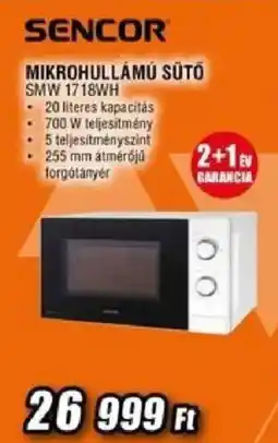 Expert Sencor mikrohullámú sütő ajánlat