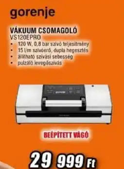 Expert Gorenje vákuum csomagoló ajánlat