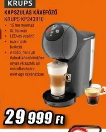 Expert Krups kapszulás kávéfőző ajánlat