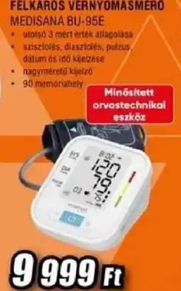 Expert Medisana BU-95E felkaros vérnyomásmérő ajánlat