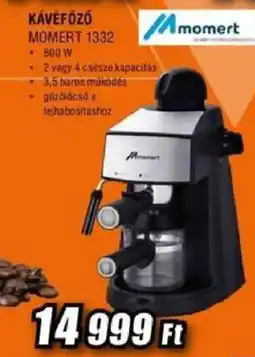 Expert Momert 1332 kávéfőző ajánlat