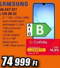 Expert Samsung galaxy A17 4/128 gb 5 g ajánlat