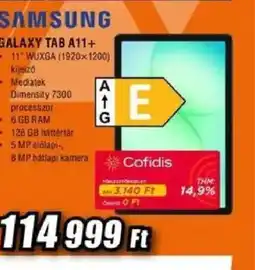 Expert Samsung galaxy tab A11+ ajánlat
