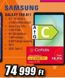 Expert Samsung galaxy tab A11 ajánlat