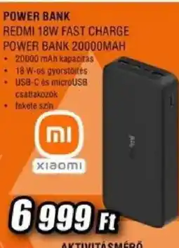 Expert Xiaomi Redmi 18W Fast Charge Power Bank ajánlat