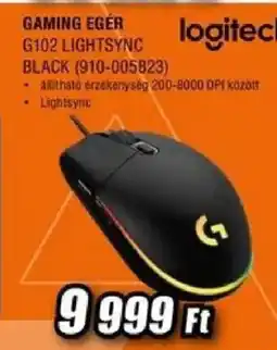 Expert Logitech G102 lightsync black 910-005823 gaming egér ajánlat