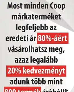 Coop Fornetti Pizzás ajánlat
