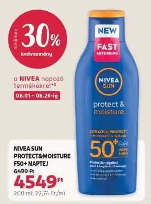 NIVEA SUN PROTECT&MOISTURE F50+ NAPTEJ