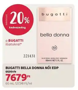 Rossmann BUGATTI BELLA DONNA NŐI EDP ajánlat