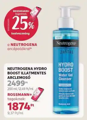 NEUTROGENA HYDRO BOOST ILLATMENTES ARCLEMOSÓ