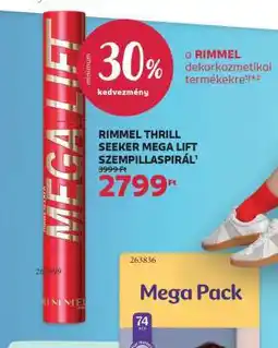 Rossmann RIMMEL THRILL SEEKER MEGA LIFT SZEMPILLASPIRÁL ajánlat