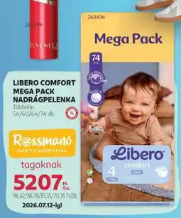 Rossmann LIBERO COMFORT MEGA PACK NADRÁGPELENKA ajánlat