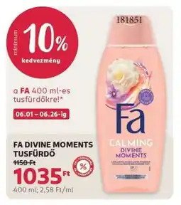 Rossmann FA DIVINE MOMENTS TUSFÜRDŐ ajánlat
