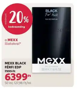 Rossmann MEXX BLACK FÉRFI EDP ajánlat
