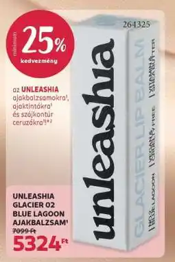 Rossmann UNLEASHIA GLACIER 02 BLUE LAGOON AJAKBALZSAM ajánlat