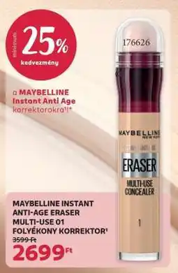 Rossmann MAYBELLINE INSTANT ANTI-AGE ERASER MULTI-USE 01 ajánlat