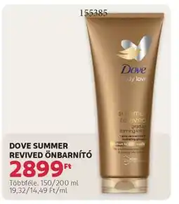Rossmann DOVE SUMMER REVIVED ÖNBARNÍTÓ ajánlat