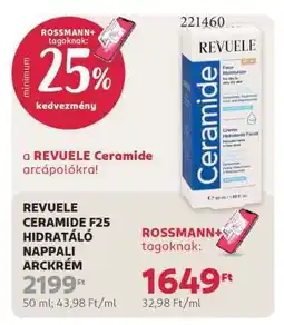 Rossmann REVUELE CERAMIDE F25 HIDRATÁLÓ NAPPALI ARCKRÉM ajánlat