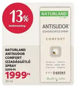 Rossmann NATURLAND ANTISUDOR COMFORT IZZADÁSGÁTLÓ SPRAY ajánlat