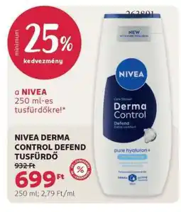 Rossmann NIVEA DERMA CONTROL DEFEND TUSFÜRDŐ ajánlat