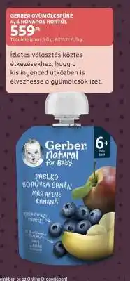 Rossmann GERBER GYÜMÖLCSPÜRÉ ajánlat